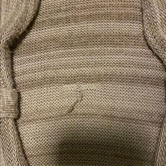 Women's Tan Sleeveless Sweater Vest size Large - Picture 6 of 6